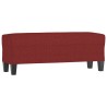 Banc Rouge bordeaux 100x35x41 cm Tissu 556932556932