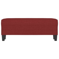 Banc Rouge bordeaux 100x35x41 cm Tissu 556932556932