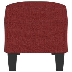 Banc Rouge bordeaux 100x35x41 cm Tissu 556932556932
