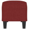 Banc Rouge bordeaux 100x35x41 cm Tissu 556932556932