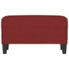 Banc Rouge bordeaux 70x35x41 cm Tissu 556934556934