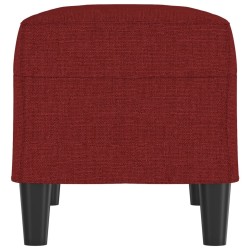 Banc Rouge bordeaux 70x35x41 cm Tissu 556934556934