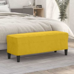 Banc Jaune 100x35x41 cm Velours 556935556935
