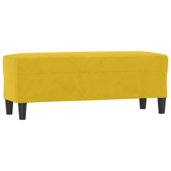 Banc Jaune 100x35x41 cm Velours 556935556935