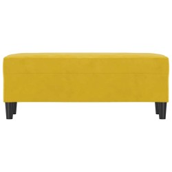 Banc Jaune 100x35x41 cm Velours 556935556935