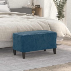 Banc Bleu 70x35x41 cm Velours 556936556936