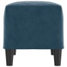 Banc Bleu 70x35x41 cm Velours 556936556936
