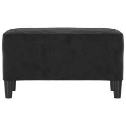 Banc Noir 70x35x41 cm Velours 556938556938