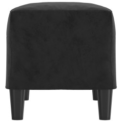 Banc Noir 70x35x41 cm Velours 556938556938