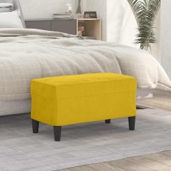 Banc Jaune 70x35x41 cm Velours 556939556939