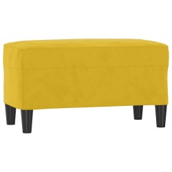 Banc Jaune 70x35x41 cm Velours 556939556939