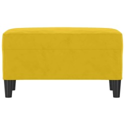Banc Jaune 70x35x41 cm Velours 556939556939