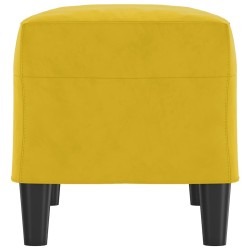 Banc Jaune 70x35x41 cm Velours 556939556939