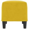 Banc Jaune 70x35x41 cm Velours 556939556939