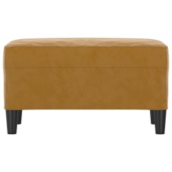 Banc Marron 70x35x41 cm Velours 556941556941