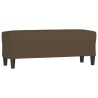 Banc Marron 100x35x41 cm Tissu 556942556942