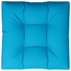 Coussin de palette bleu 80x80x12 cm tissu 556945556945