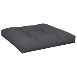 Coussin de palette noir 80x80x12 cm tissu 556946556946