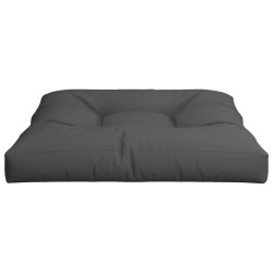 Coussin de palette noir 80x80x12 cm tissu 556946556946