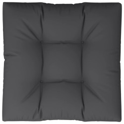 Coussin de palette noir 80x80x12 cm tissu 556946556946