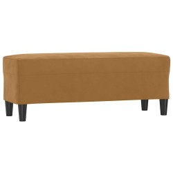 Banc Marron 100x35x41 cm Velours 556956556956