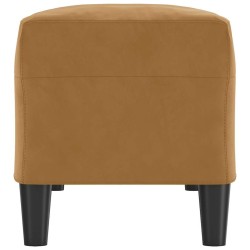 Banc Marron 100x35x41 cm Velours 556956556956