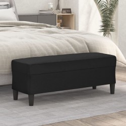 Banc Noir 100x35x41 cm Similicuir 556958556958