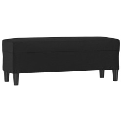 Banc Noir 100x35x41 cm Similicuir 556958556958