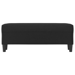 Banc Noir 100x35x41 cm Similicuir 556958556958