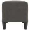 Banc Gris foncé 100x35x41 cm Velours 556959556959