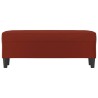 Banc Rouge bordeaux 100x35x41 cm Similicuir 556960556960