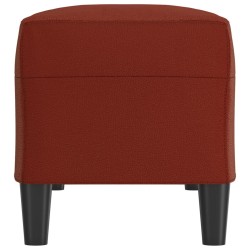 Banc Rouge bordeaux 100x35x41 cm Similicuir 556960556960