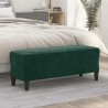 Banc Vert foncé 100x35x41 cm Velours 556961556961