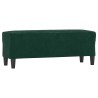 Banc Vert foncé 100x35x41 cm Velours 556961556961
