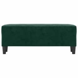 Banc Vert foncé 100x35x41 cm Velours 556961556961