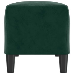 Banc Vert foncé 100x35x41 cm Velours 556961556961