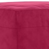 Banc Rouge bordeaux 100x35x41 cm Velours 556962556962
