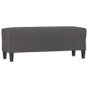 Banc Gris 100x35x41 cm Similicuir 556965556965