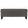 Banc Gris 100x35x41 cm Similicuir 556965556965