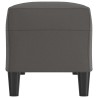 Banc Gris 100x35x41 cm Similicuir 556965556965