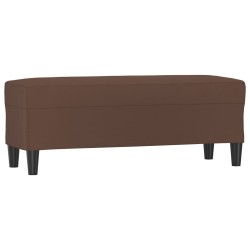 Banc Marron 100x35x41 cm Similicuir 556966556966