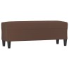 Banc Marron 100x35x41 cm Similicuir 556966556966