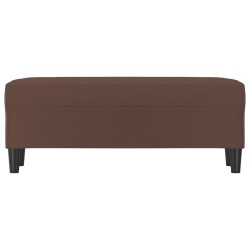 Banc Marron 100x35x41 cm Similicuir 556966556966