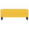 Banc Jaune clair 100x35x41 cm Tissu 556968556968