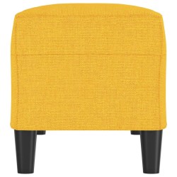 Banc Jaune clair 100x35x41 cm Tissu 556968556968