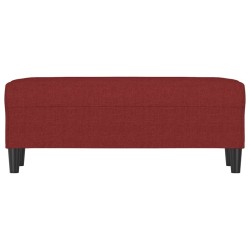 Banc Rouge bordeaux 100x35x41 cm Tissu 556969556969