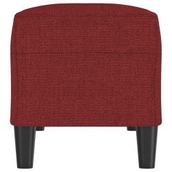 Banc Rouge bordeaux 100x35x41 cm Tissu 556969556969