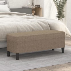 Banc Taupe 100x35x41 cm Tissu 556970556970