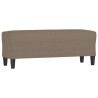 Banc Taupe 100x35x41 cm Tissu 556970556970