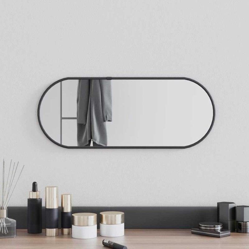 Miroir mural Noir 50x20 cm Ovale 556973556973